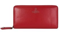 Vivienne Westwood Orb Wallet,Leather,Red,B,3*